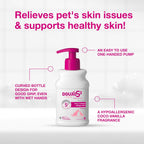 Close up of Douxo S3 Calm ingredient list