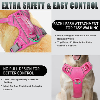 Close up of breathable mesh and anti-chafe padding on Barkbay harness