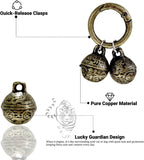Two pack brass bells for small dogs and cats