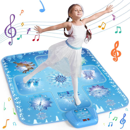 GirlsHome Frozen themed electronic dance mat for girls front view