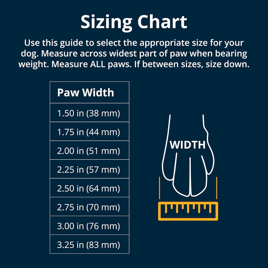 Ruffwear dog boots rugged vibram outsole underside
