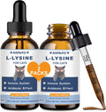 Santkol L-Lysine drops for cats two pack front view feline immune support supplement