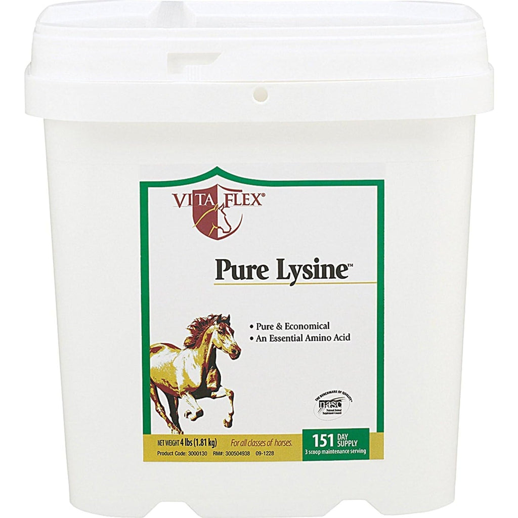 Vita Flex Pure Lysine horse supplement front view container