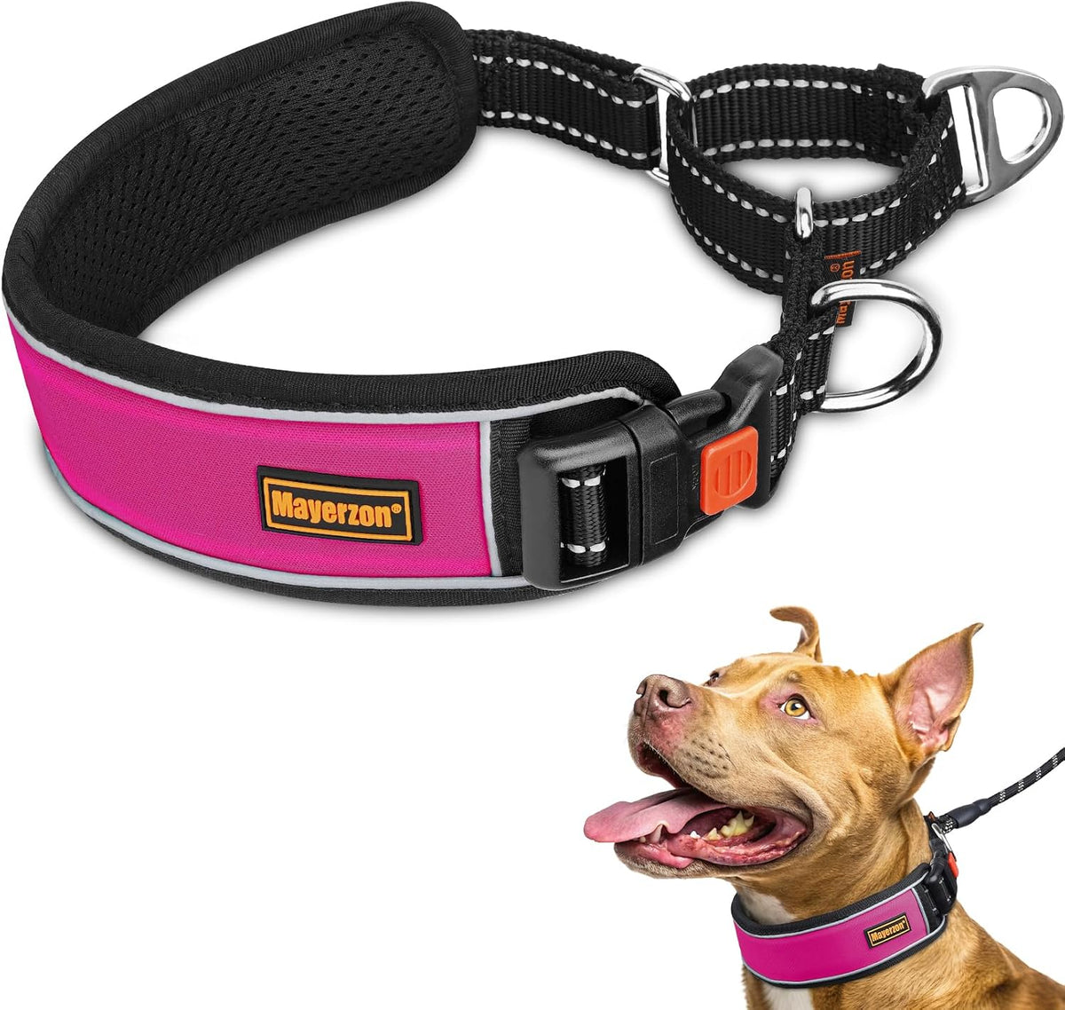 Authentic Mayerzon premium imported dog collar packaging and instruction overview