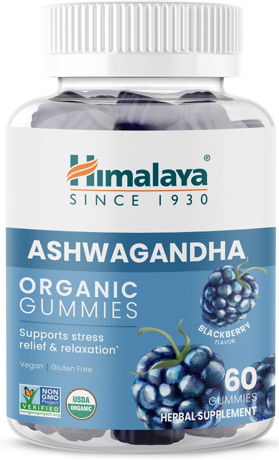Himalaya USDA Organic Ashwagandha Root, 670 mg, 60 Day Supply, 60 Caplets - Image 10