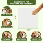 IMMHABI 400 Count Hypoallergenic Dog Wipes, Unscented Plant-Based Pet Wipes - Image 5