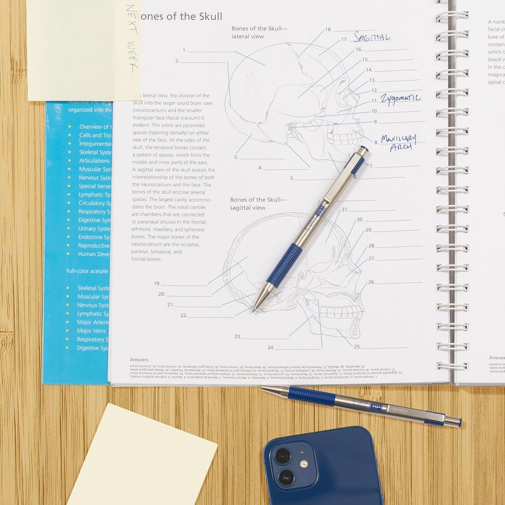 Demonstration of the smooth easy glide ink writing on a daily journal page