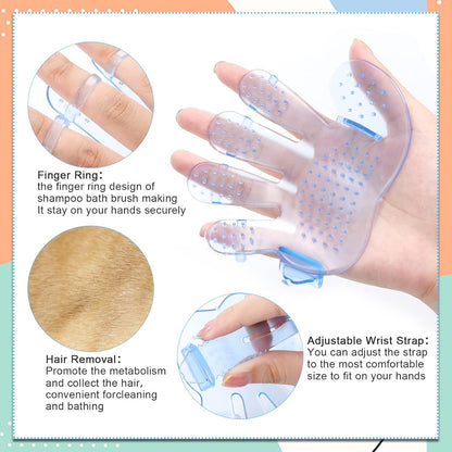DAMPET fine tooth flea and cleaning combs for rabbit and guinea pig hygiene.