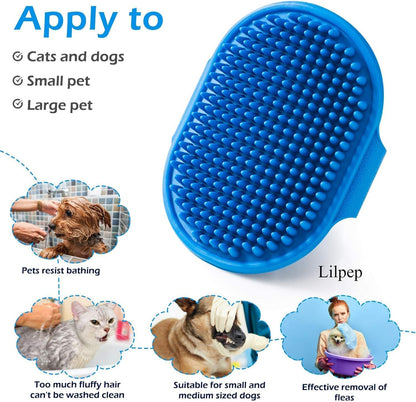 Lilpep long hair cat shampoo brush lifestyle view