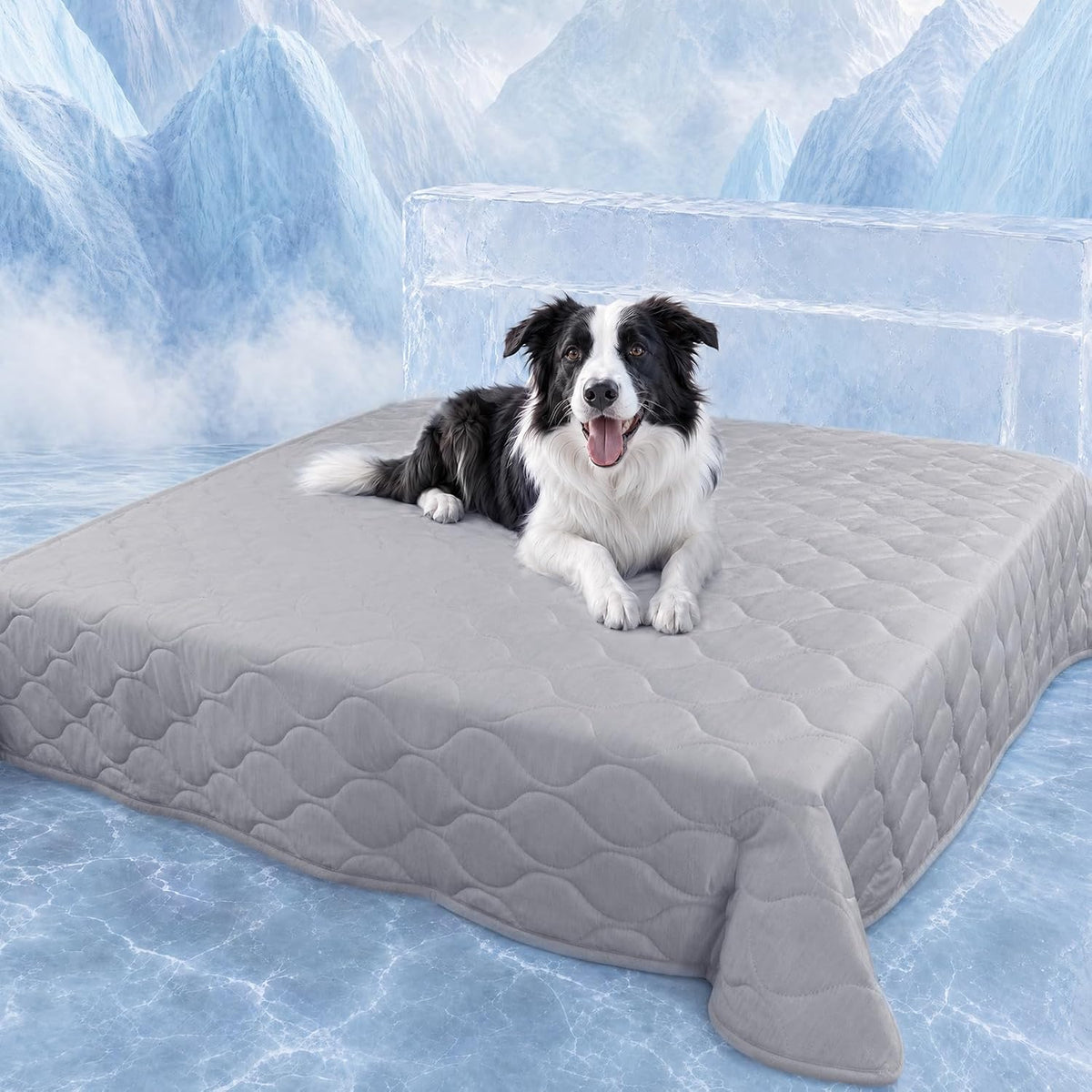 Luciphia Waterproof Cooling Mat for Dogs Couch Cover Q-MAX>0.5, Leakproof Pet Pad Non-Slip Throw Blanket for Cat Puppy Crate Bed Protector Outdoor (Cloud Grey, 30x40 inches) - Image 10