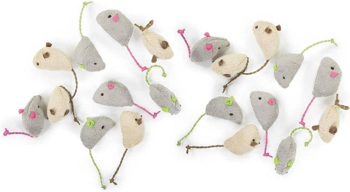 SmartyKat (3 Count) Skitter Critters Catnip Cat Toys - Gray/Cream, 3 Count - Image 14