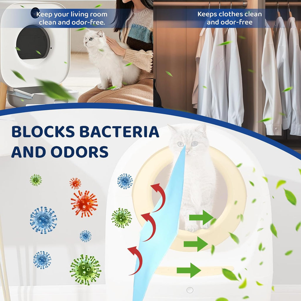 HUPIRCT odor control refill bags package contents for baby nursery and pet care.