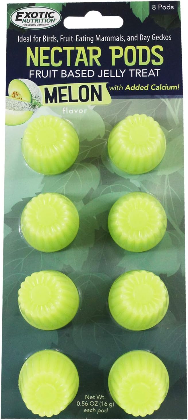 Nectar Pods (Honey) - Calcium-Fortified Jelly Fruit Treat - Sugar Gliders, Marmosets, Squirrels, Parrots, Cockatiels, Parakeets, Lovebirds, Conures, Hamsters, Geckos, Kinkajous & Other Small Pets... - Image 13