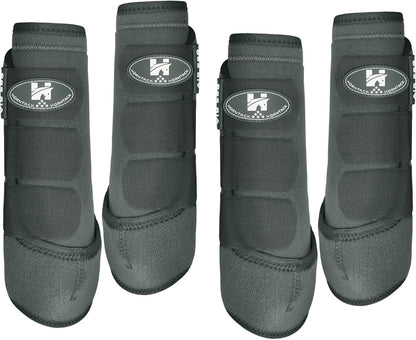 2 Pair Horse Boots, Splint Boots for Horses Outdoor Sports, Professional Horse Boots Comfortably Fits the Horse's Leg, Shockproof, Heat Dissipation Horse Splint Boots (Crimson Red, Large) - Image 12