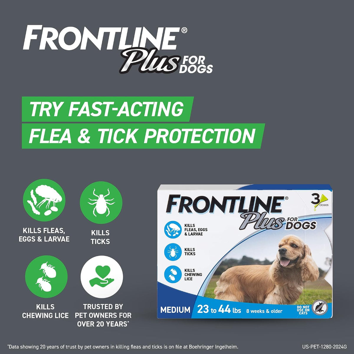 Topical pest prevention for medium dogs twenty three to forty four pounds box