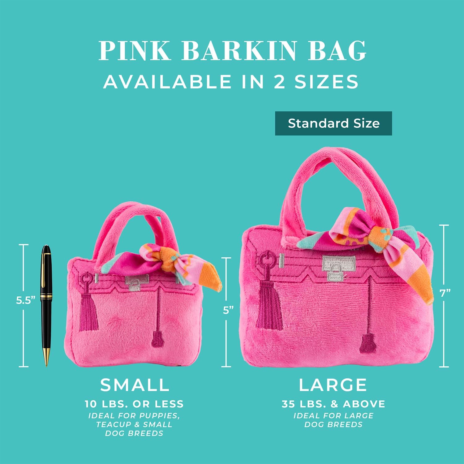 Haute Diggity Dog Barkin Bag with embroidered detail