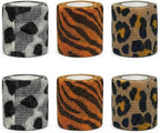 6 Pack Vet Wrap 2 inch for Dogs Horses, Pet Wrap Bandage Self Adhesive, Coban Bandages for Wounds Breathable Non Woven for Dog Cat Horse Pet Animals Fruit - Image 10