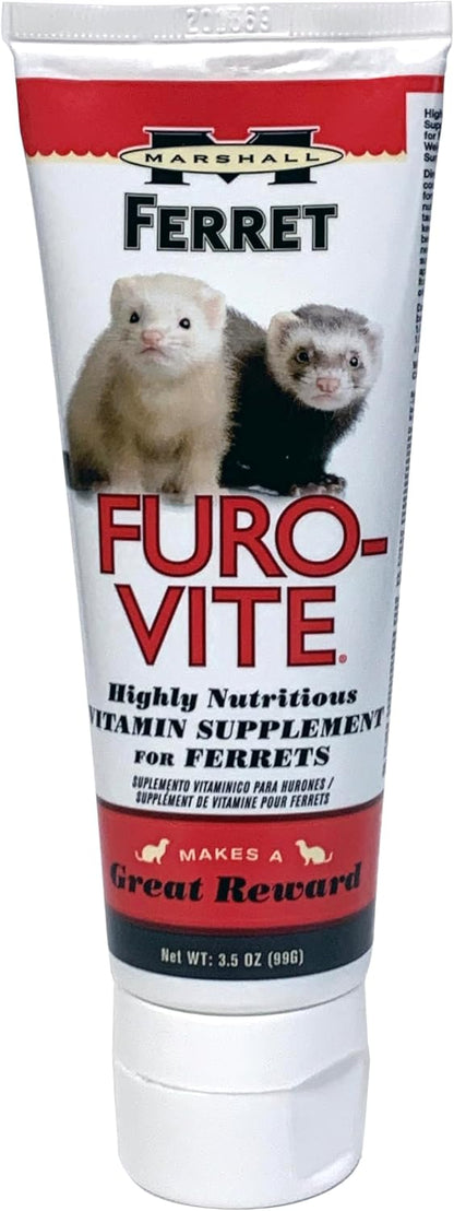Marshall Pet Products Furo Vite Vitamin Supplement Paste front view for ferret health