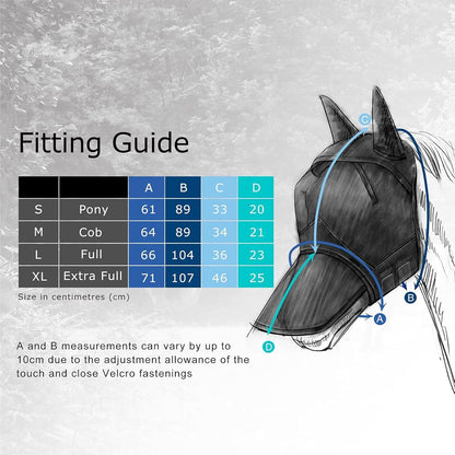 Harrison Howard horse fly mask Summer Mint color shade
