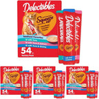 Delectables Squeeze Up Seafood Variety Pack, Creamy Squeezable Puree, Lickable Wet Cat Treats, Grain Free, No Added Fillers, No by-Products, No Added Preservatives, 0.5 Ounces Tube, 54 Tubes Total - Image 12