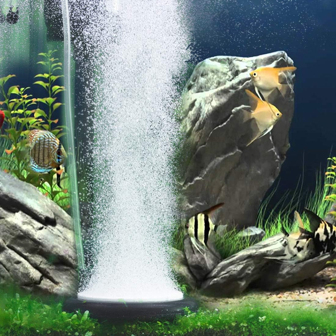 Hygger premium pet care silent aquarium aeration system close up