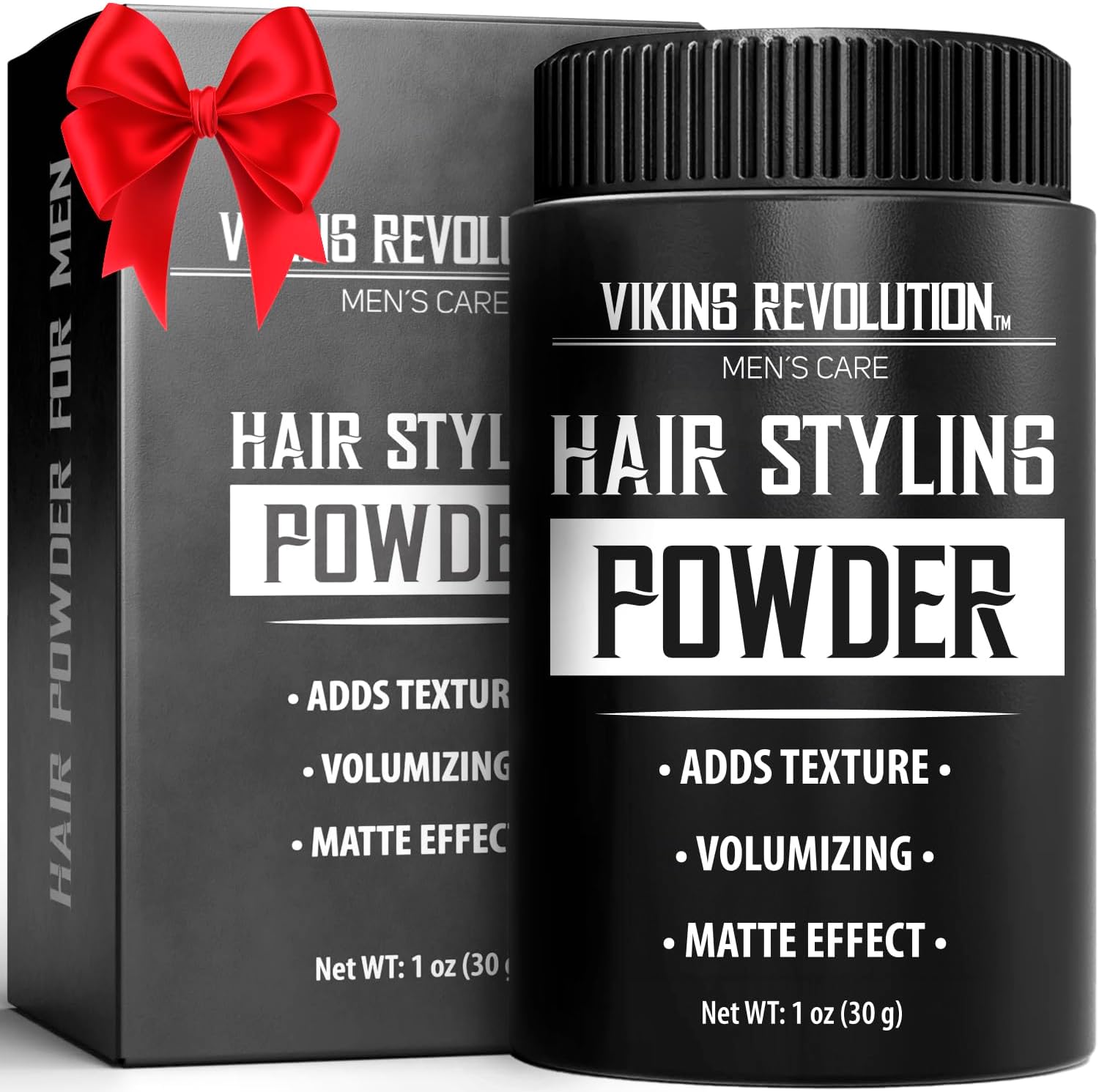 Viking Revolution Hair Styling Powder for Men front view bottle