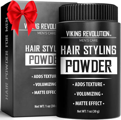 Viking Revolution Hair Styling Powder for Men front view bottle