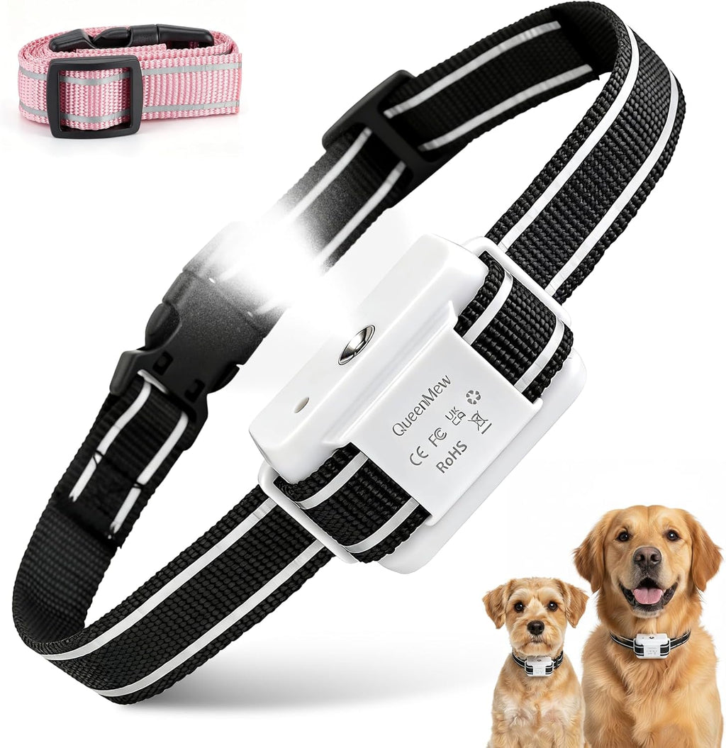Citronella Dog Bark Collar, Dog Bark Collar for Large Medium Small Dogs, Bark Collar with Adjustable Spray & Sensitivity, Rechargeable Anti-Bark Collar for Dogs with Safe, 2 Collar Straps(Black) - Image 9