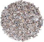 Close Up Texture Of Natural Calcium Supplement Flakes For Chickens And Ducks