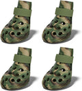 Solowinner dog shoes for hot pavement front view camouflage XL