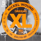 D'Addario Electric Guitar Strings, XL Nickel, EXL115W, Medium Gauge Wound Third 11-49, 6-String Set, Pack of 1 - Image 9