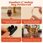 XL size dog paw pad dimensions and shape details