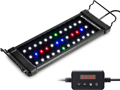 NICREW ClassicLED Plus LED Aquarium Light with Timer, 15 Watts, for 18 to 24 Inch Fish Tank Light, Daylight and Moonlight Cycle, Brightness Adjustable - Image 11