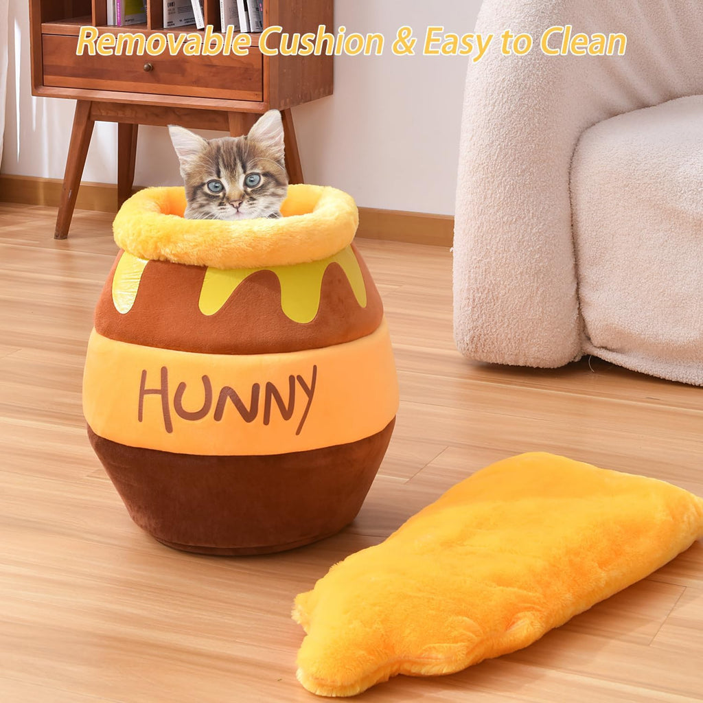 Top view of high density rebound sponge pet cave