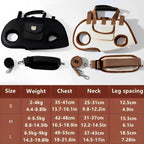 Gitekain medium dog outing sling highlighting ergonomic chest support