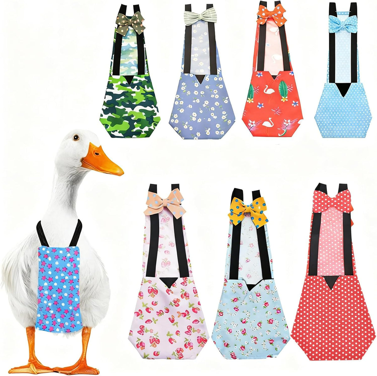 Qbleev camouflage duck diaper folded showing hook and loop fasteners
