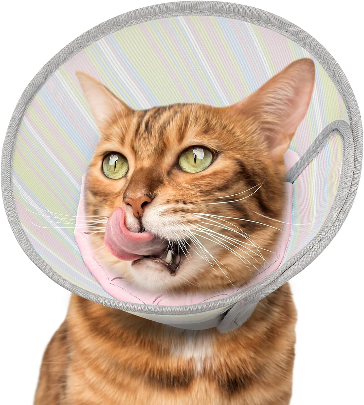 Cat Cone Collar Soft: Comfortable Waterproof Mesh Recovery Cone After Surgery to Stop Licking and Scratch, Alternative to Plastic Elizabeth Head/Neck Cone - Image 12