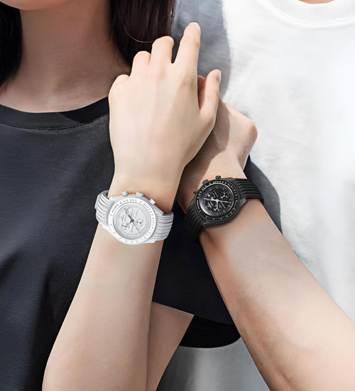 REBANDACE no gap watch strap curved end close up showing seamless integration