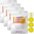 Generic Dopamine Support Patches front view of the premium packaging showing the four packs box.
