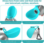 Super Design 304 stainless steel dog water flask showing food grade materials