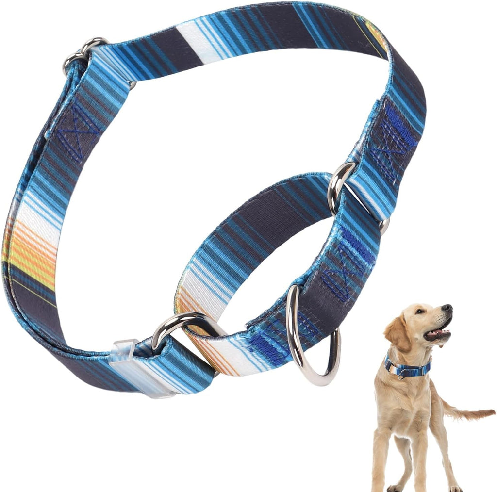 Martingale Dog Collars for Medium Large Dogs, No Slip Girl Dog Collars with Adjustable Soft Nylon and Special Bull Flower Design, for Small Dogs Also (M) - Image 9