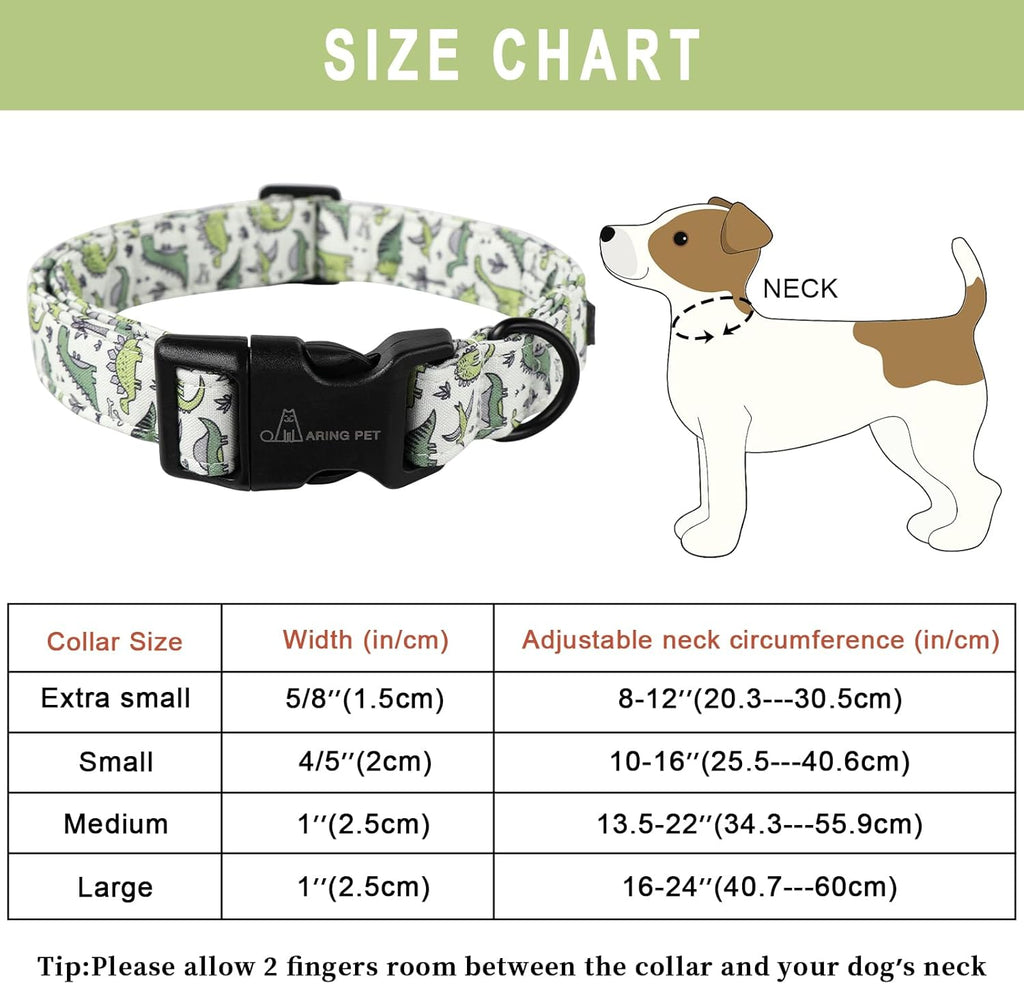 Aring Pet dinosaur collar for small breeds