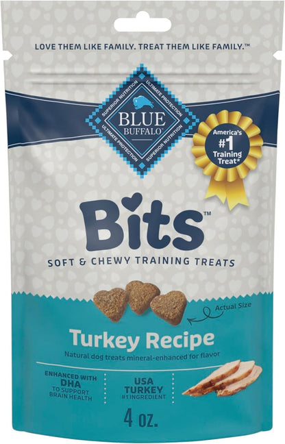 Blue Buffalo Bits Chicken Soft & Chewy Dog Treats, Bite-Sized for Training, Made with Real Chicken & Enhanced with DHA, Heart-Shaped Dog Treats, Made in the USA with Natural Ingredients, 19 oz. - Image 15