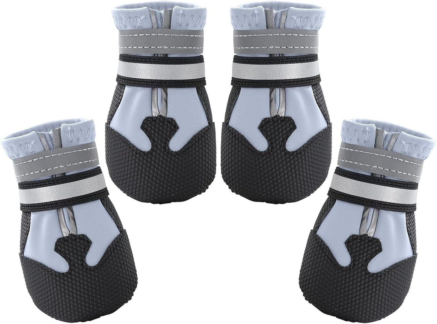 Dimicoo Breathable Dog Boots for Medium Large Dogs,Non-Slip Dog Shoes for Summer Hot Pavement,Lightweight Paw Protector Dog Booties for Outdoor & Indoor Hardwood Floors - Image 11