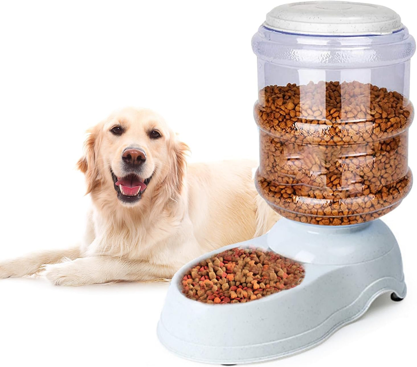 Automatic Dog Feeder and Water Dispenser Set for Large Dogs, 3 Gallon Gravity Dog Cat Food and Water Dispenser Set with Pet Food Bowl,Large Pet Food Water Dispenser Station - Image 9