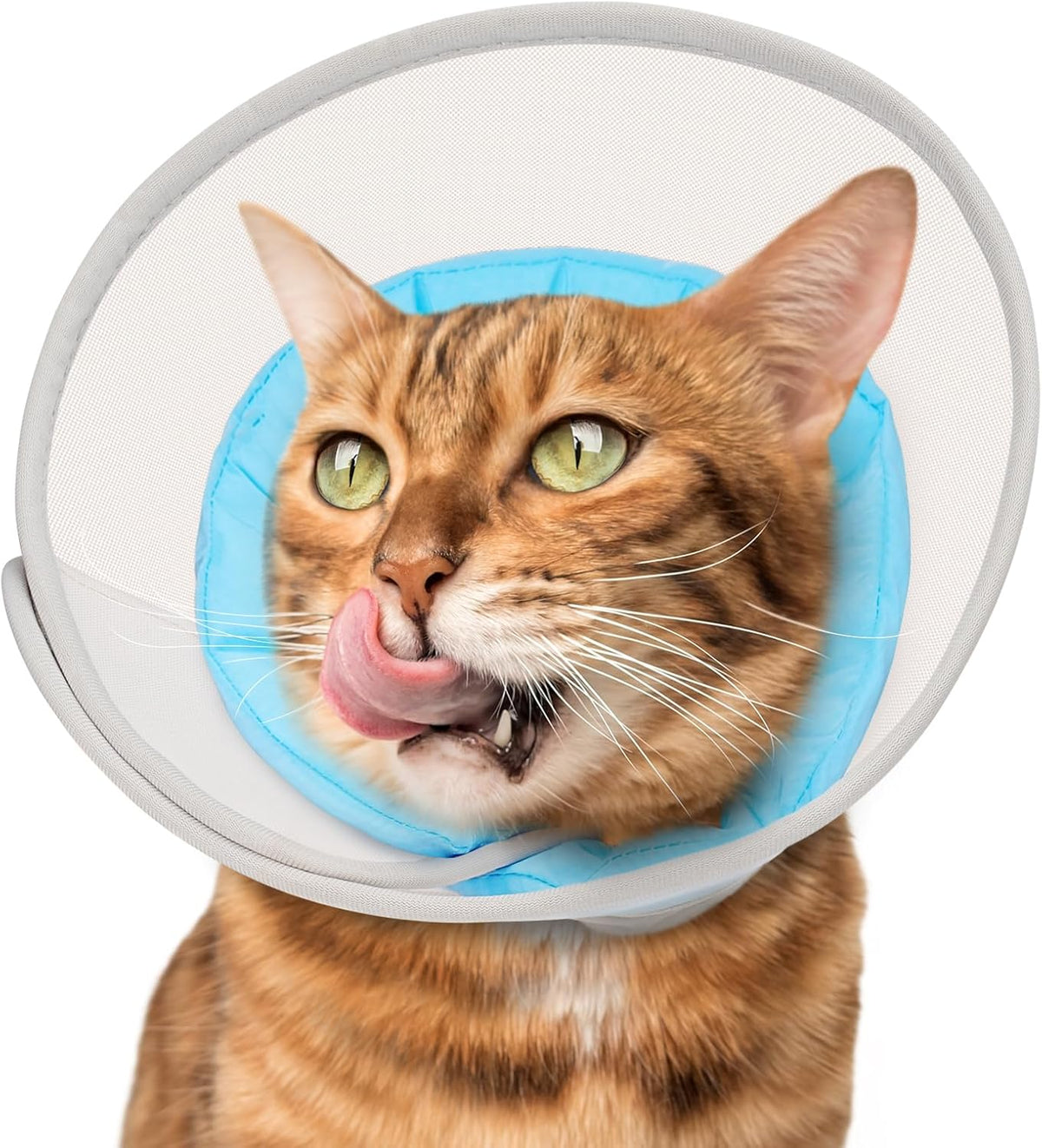 Cat Cone Collar Soft: Comfortable Waterproof Mesh Recovery Cone After Surgery to Stop Licking and Scratch, Alternative to Plastic Elizabeth Head/Neck Cone - Image 9