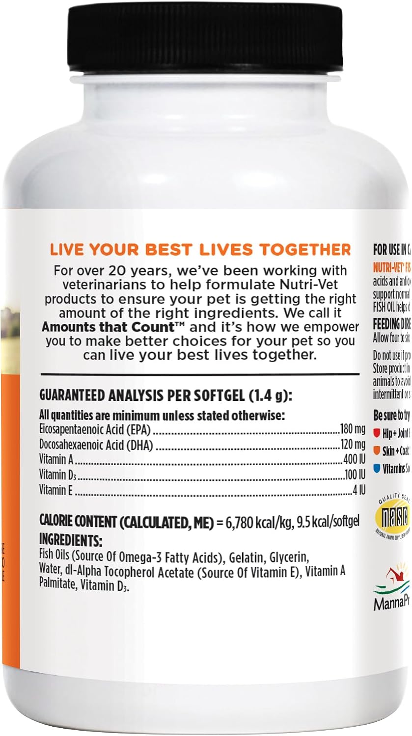 Nutri-Vet premium imported pet supplements for healthy skin
