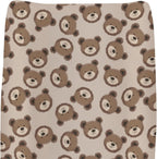 ZoUbqchY Kuphil10c neutral boho bears changing pad cover front view nursery sheet