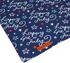 ADOGGYGO star and stripes triangle scarf for medium and large dogs