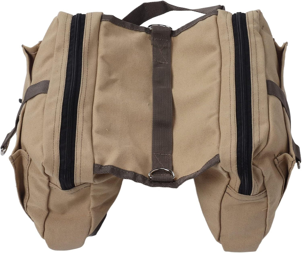 JOROBURO pet carrier backpack harness layout displaying both symmetrical side compartments